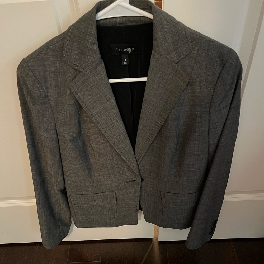 Talbots Gray Blazer